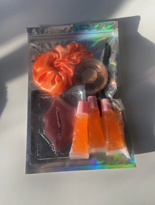 Orange 🍊 lip gloss gift set